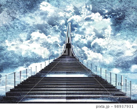 空に伸びる橋 98937931