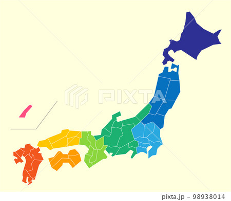 Japanese map material High quality high - Stock
