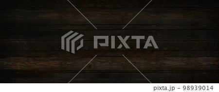 Old black wood texture background 98939014