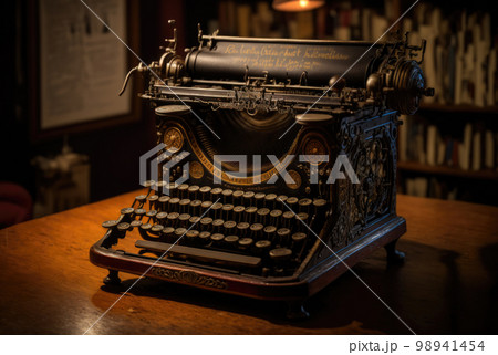古いタイプライターのイラスト素材 [98941454] - PIXTA