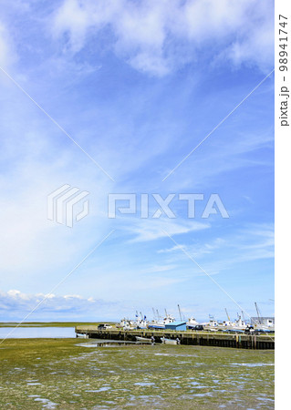 北海道 温根沼大橋から根室半島を行く 北海道 温根沼大橋から根室半島を行く 98941747