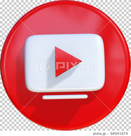 Video 3D social media icon. 98941874