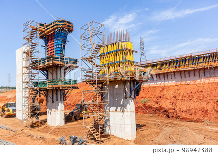 Industrial Construction Road Bridges Founadations Industrial Construction Road Bridges Founadations 98942388