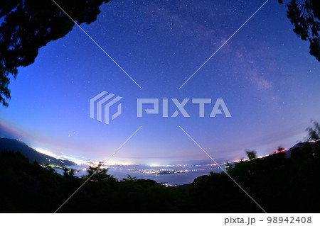 枕木山からの天の川 98942408