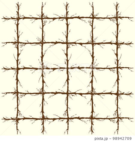 Tree branch line square web 98942709