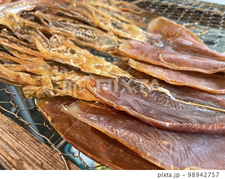 スルメ 干物 沼津港 静岡県沼津市 魚市場 98942757