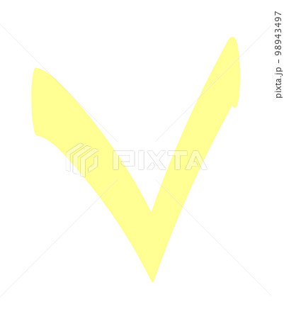 Marker highlighter elements. Hand drawn shape line 98943497