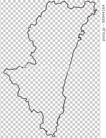 宮崎　宮崎県　地図 98944164