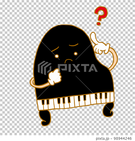 分からなくて困っているピアノ 分からなくて困っているピアノ 98944246