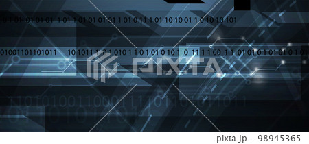 Technology data background, idea of global business solution 98945365