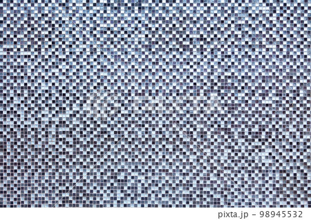 White and blue square tiles pattern 98945532