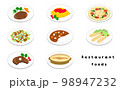 ファミリーレストランで人気の食べ物 98947232