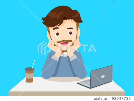 people thinking sitting and rest chin in hands 32 98947759