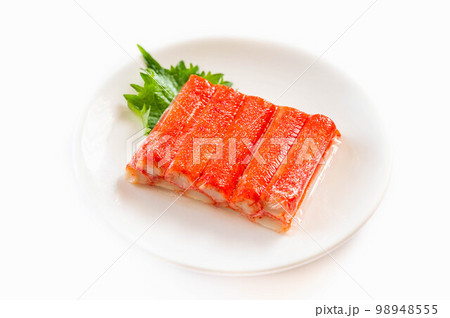 ビニール付きのかに風味かまぼこ ビニール付きのかに風味かまぼこ 98948555