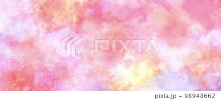 春の水彩イラスト背景 パステルカラーが混ざり合うテクスチャ 春の水彩イラスト背景 パステルカラーが混ざり合うテクスチャ 98948662