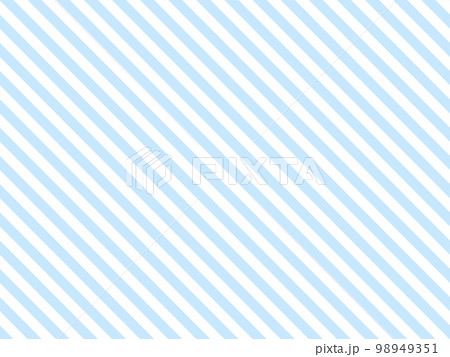 水色と白のストライプ（しましま）の背景 98949351