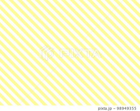 黄色と白のストライプ（しましま）の背景 98949355