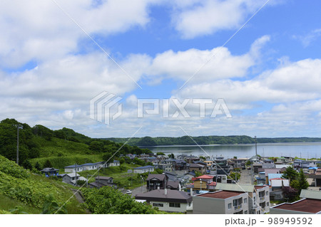 北海道　東部　初夏の厚岸町 98949592