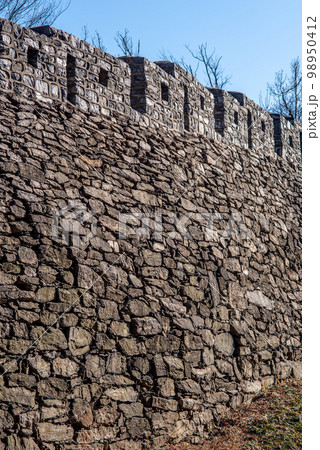 Seoul City Wall fortress protecting capital of South Korea Seoul City Wall fortress protecting capital of South Korea 98950412