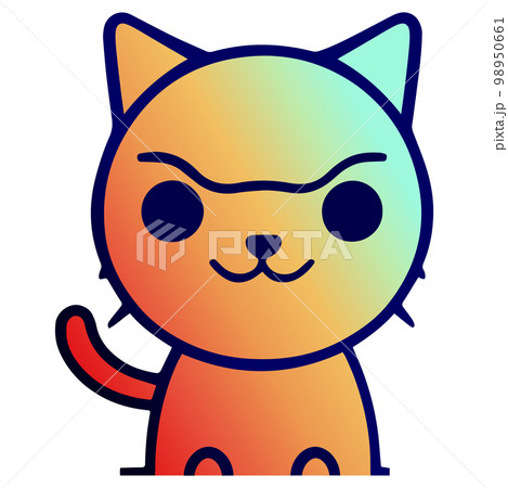 Cat vector illustration Flat Cartoon Style. logo cute Cat icon. Animal Nature Icon Isolated. Cat vector illustration Flat Cartoon Style. logo cute Cat icon. Animal Nature Icon Isolated. 98950661