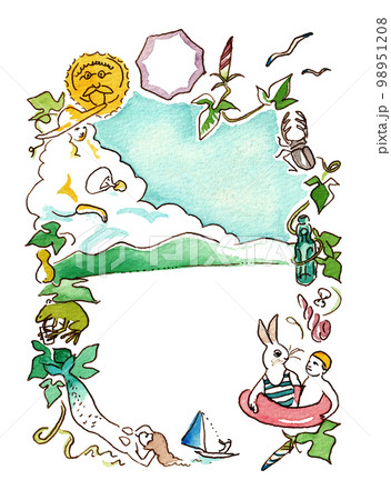 7月のフレーム 98951208