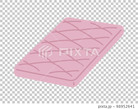 粉紅色床墊的插圖 98952641