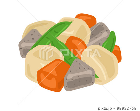 里芋の煮物のイラスト 里芋の煮物のイラスト 98952758