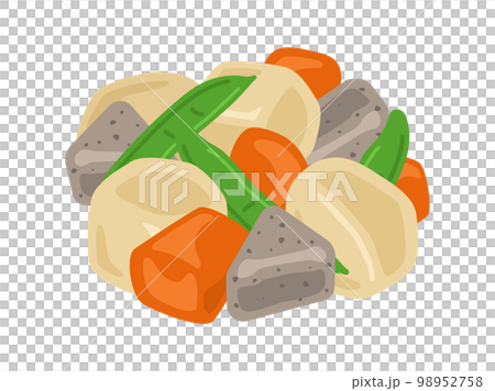 里芋の煮物のイラスト 里芋の煮物のイラスト 98952758