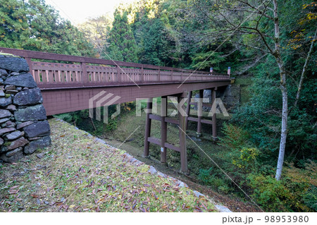 東京都 秋 八王子城址 曳橋 東京都 秋 八王子城址 曳橋 98953980