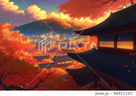 日本画 自然風景 秋の風景 αcafe | My Sony Club | ソニー | Autumn scenery, Scenery