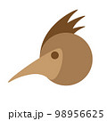 Cute brown bird Mascot. Vecor illustration. 98956625