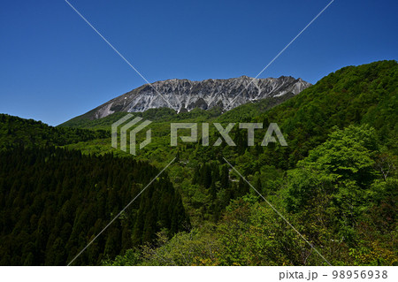 鍵掛峠からの大山 98956938