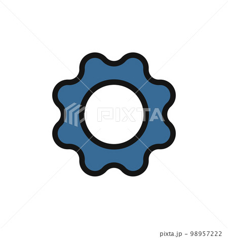 Setting line icon isolated on white background. Black flat thin icon on modern outline style. Linear symbol and editable stroke. Simple and pixel perfect stroke vector illustration. 98957222