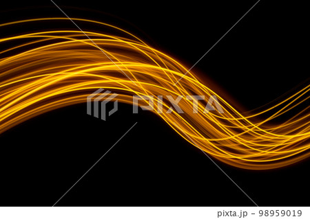 Abstract technology banner design. Digital neon lines on black background. Abstract technology banner design. Digital neon lines on black background. 98959019