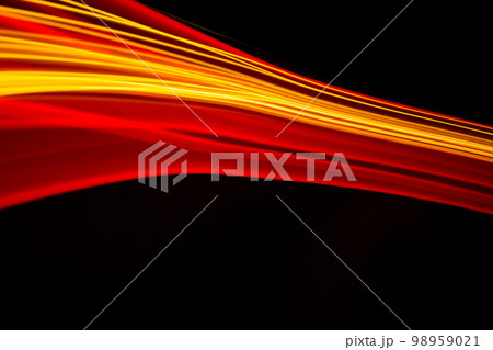 Futuristic light wave of energy with elegant glowing lines banner design. Abstract modern technology background. Futuristic light wave of energy with elegant glowing lines banner design. Abstract modern technology background. 98959021