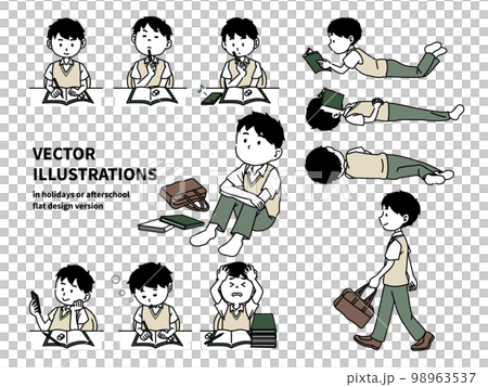 Student study uniform boy blazer summer 98963537
