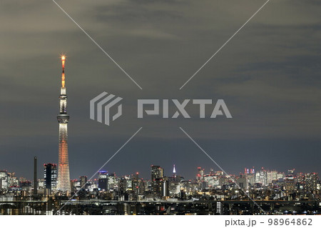東京夕景 98964862