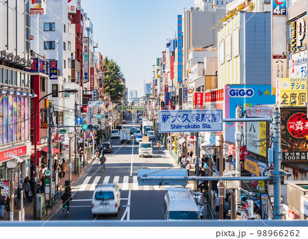 東京コリアンタウン　新大久保　※一部ソフトフォーカス 98966262