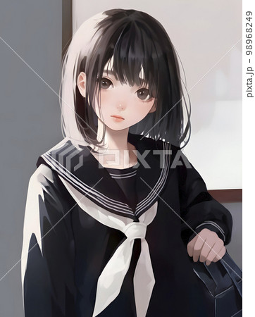 Realistic Anime Girl Short Hair HD phone wallpaper  Pxfuel