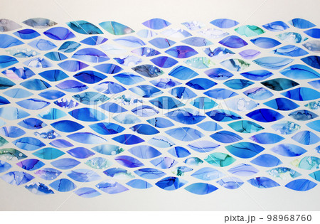 モザイクタイル 花びら アルコールインクテクスチャ 背景 モザイクタイル 花びら アルコールインクテクスチャ 背景 98968760