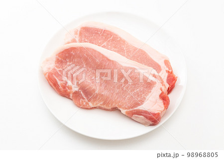 豚ロース肉 白バック 豚ロース肉 白バック 98968805