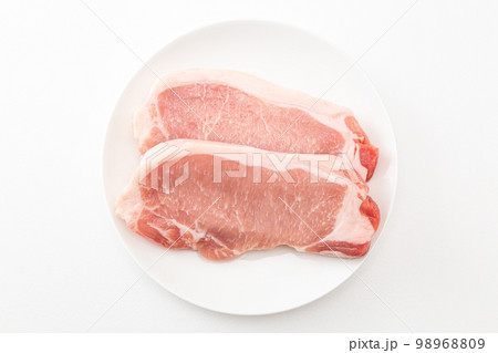 豚ロース肉 白バック 豚ロース肉 白バック 98968809
