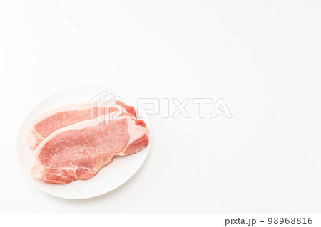 豚ロース肉　白バック 98968816