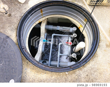 下水処理 合併浄化槽の法定検査 素材 背景 下水処理 合併浄化槽の法定検査 素材 背景 98969193