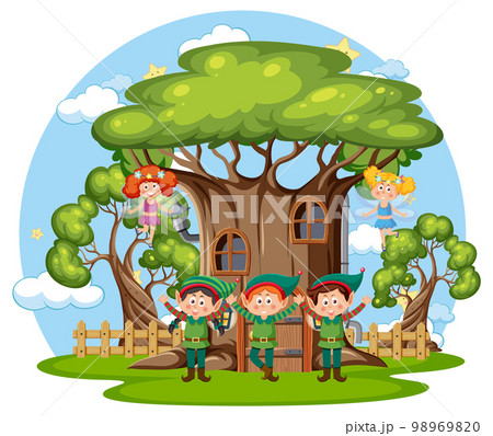Fairytale house in cartoon style 98969820