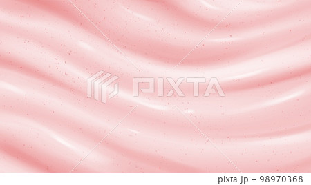 Realistic pink scrub or yoghurt background 98970368