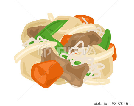 肉じゃがのイラスト 肉じゃがのイラスト 98970569