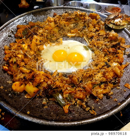 チャーハン 鉄板 ご飯 98970618