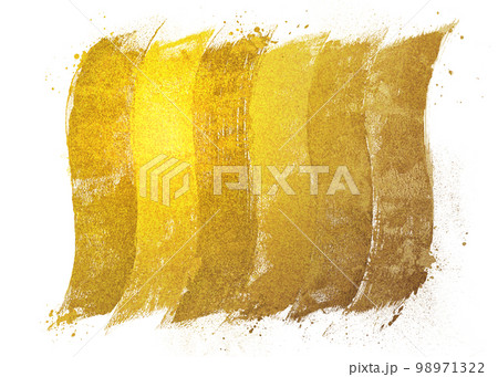 金色のブラシストローク 98971322