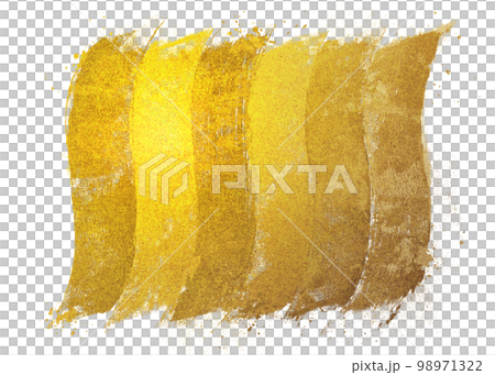 金色のブラシストローク 98971322